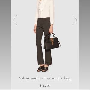 GUCCI SYLVIE TOP HANDLE-medium